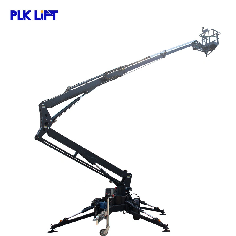 10~24m Articulated Cherry Picker Spider Lift Towable Boom Lift