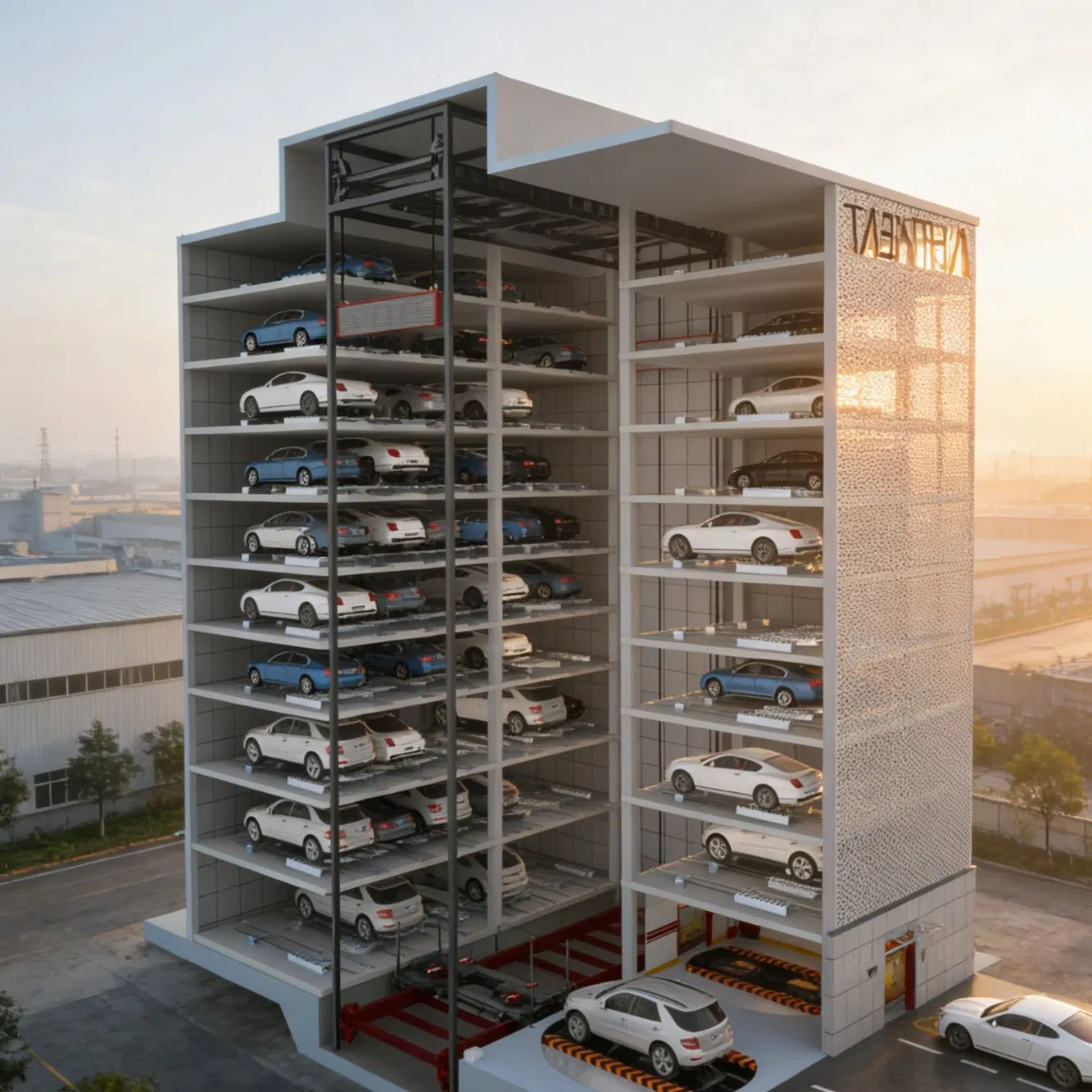 Tabitha Pcy Commercial Fast Speed Multistorey Platform-Lift Automated Smart Robotic Parking System