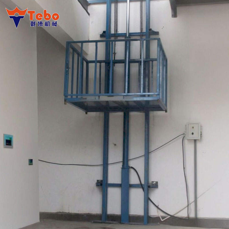 Industrial Vertical Cargo Lift Elevator for Small Warehouse Goods Lifting