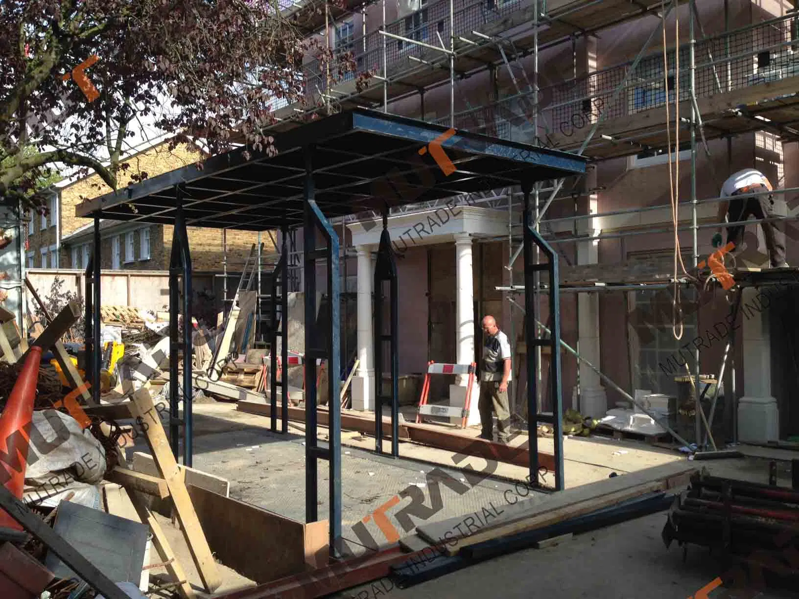 Platform Scissor Type Vehicle Hydraulic Lift System