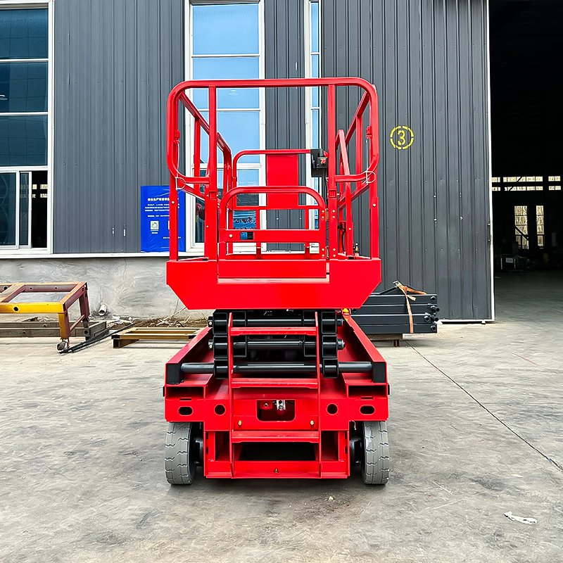 Durable-Build 13.8m Max Working Height 11.8m Platform Height for Heavy-Duty Use Electric Scissor Lift