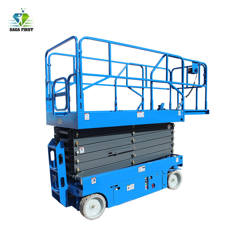 High-Capacity Self-Propelled Scissor Lift for Efficient Material Handling &amp; Personnel