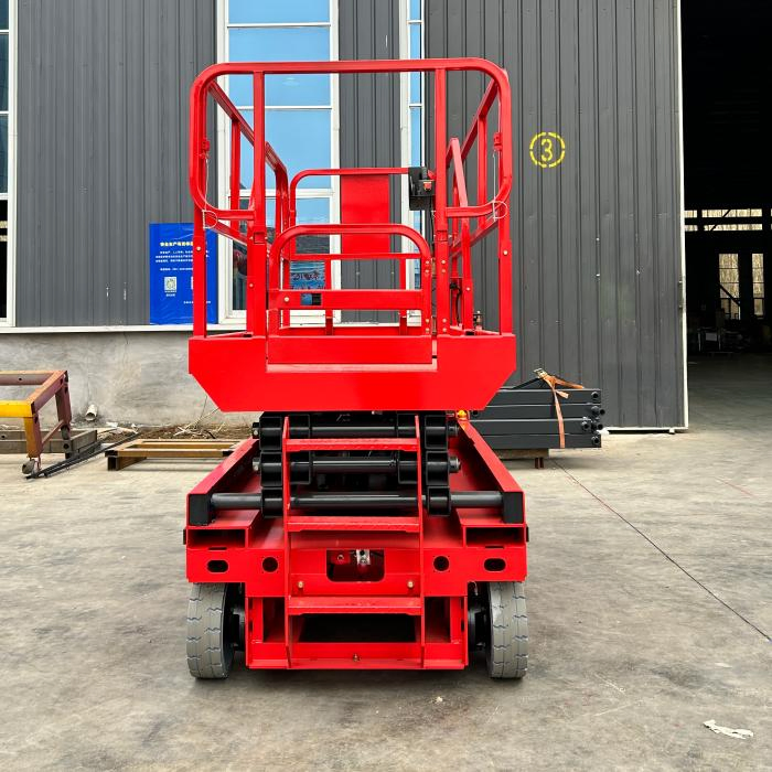 CE ISO Factory Supply Electric Scissor Lifts Self Moving Aerial Work Platform