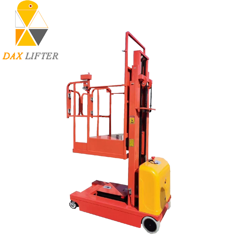 Full Electric Self Propelled Lift Stock Order Picker for Factory Warehouse