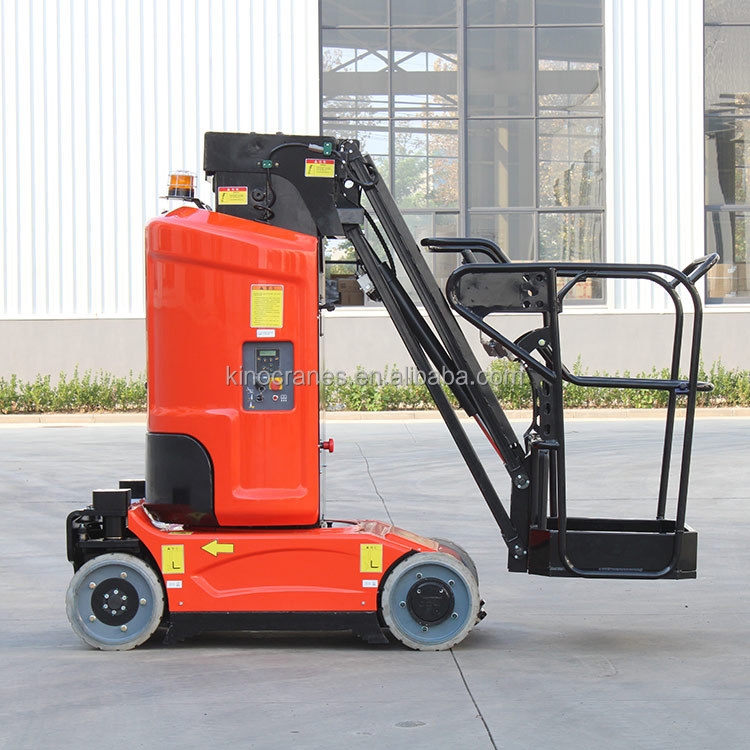 Mobile Telescopic Work Platform Electric Hydraulic 3.6m 4.8m 6m 8m Personnel Lifts Self-Propelled Vertical Mast