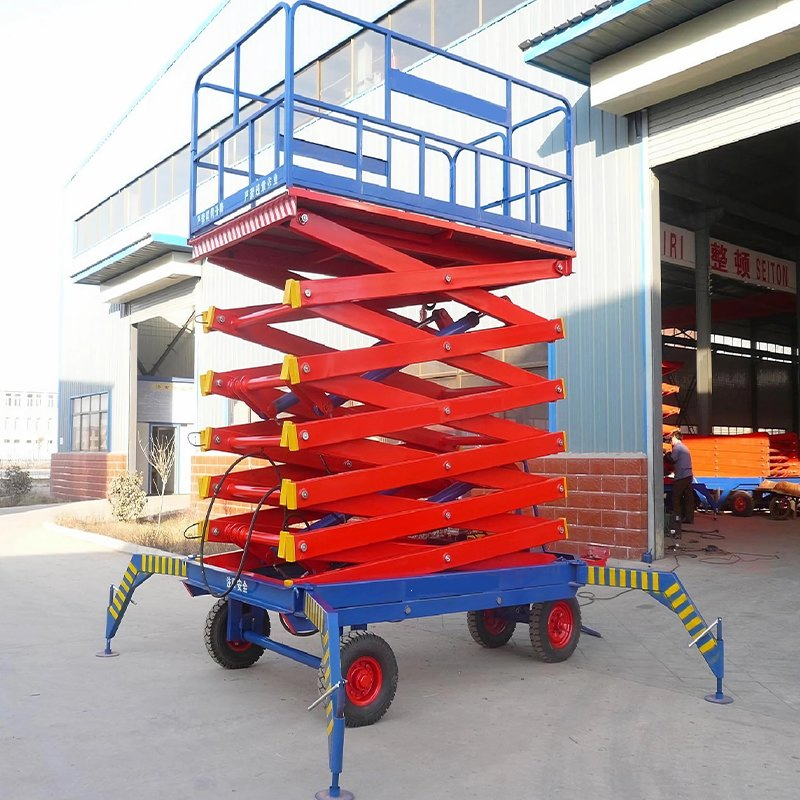 500kg 6m 8m 10m 14m Scissor Lift Full Electric Work Platform Self Propelled Scissor Lift Mobile Hydraulic Lift Table