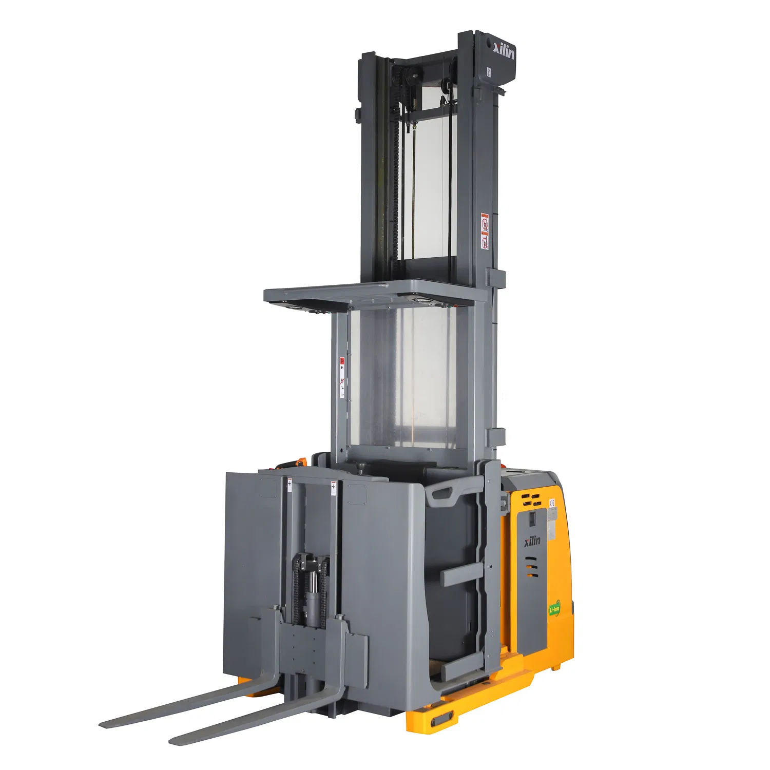 Electric Low-Level Order Picker Features Side-Way Easy Battery Replacement