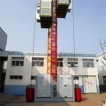 Personnel &amp; Cargo Lift Solution: Tavol Sc200 for Easy Operation and Exact Floor Positioning on Multi-Story Projects