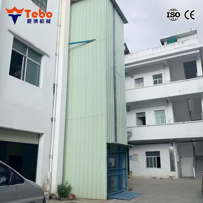 Heavy-Duty 8ton Hydraulic Cargo Lift CE Customized Electric Freight Elevator for Warehouse