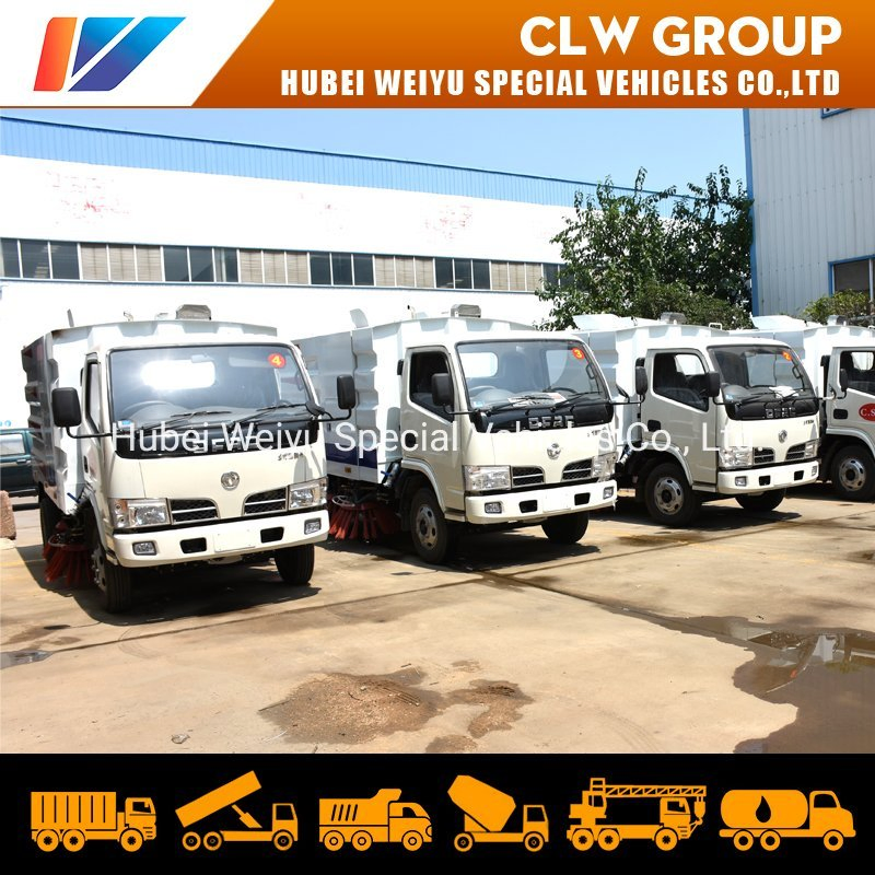 Dongfeng Road Sweeper Truck 5.5cbm Road Cleaning Truck 5tons 6tons China Vacuum Sweeping Truck