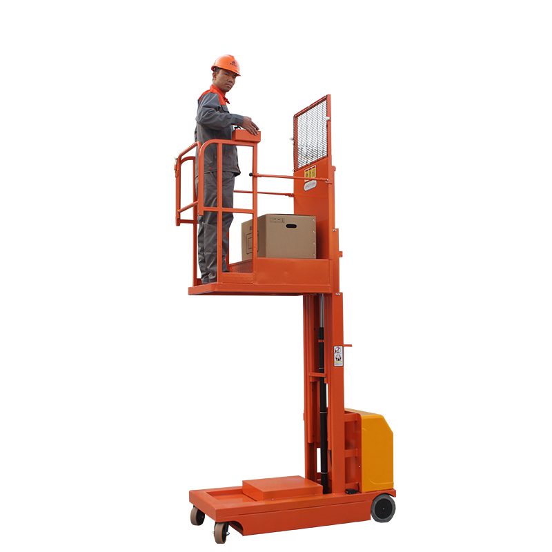 2.7m~4.5m 300kg Self Propelled Order Picker Lift Truck for Warehouse Industrial Workshop Hotels with CE ISO