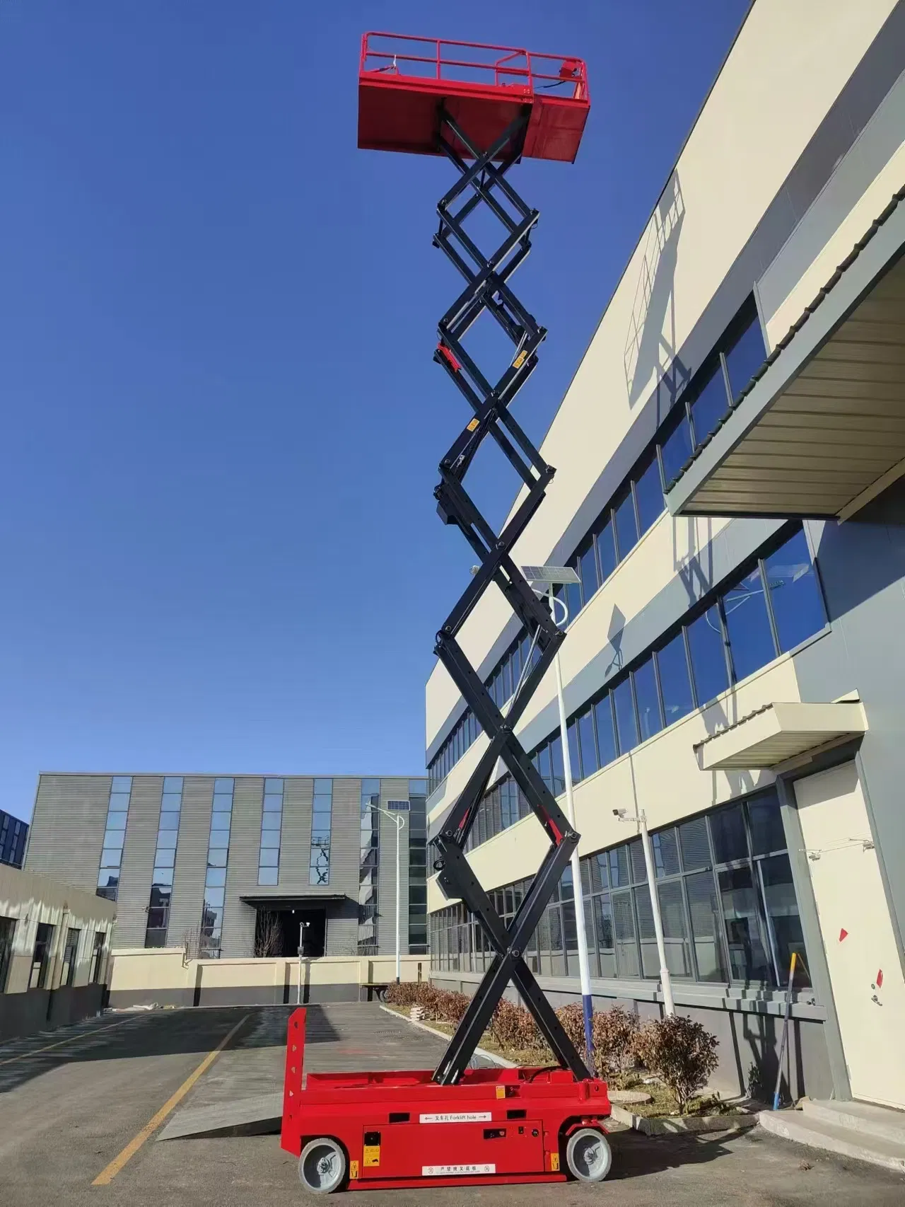 Mobile All-Terrain 10m Extended Platform Scissor Lift for Rough Ground