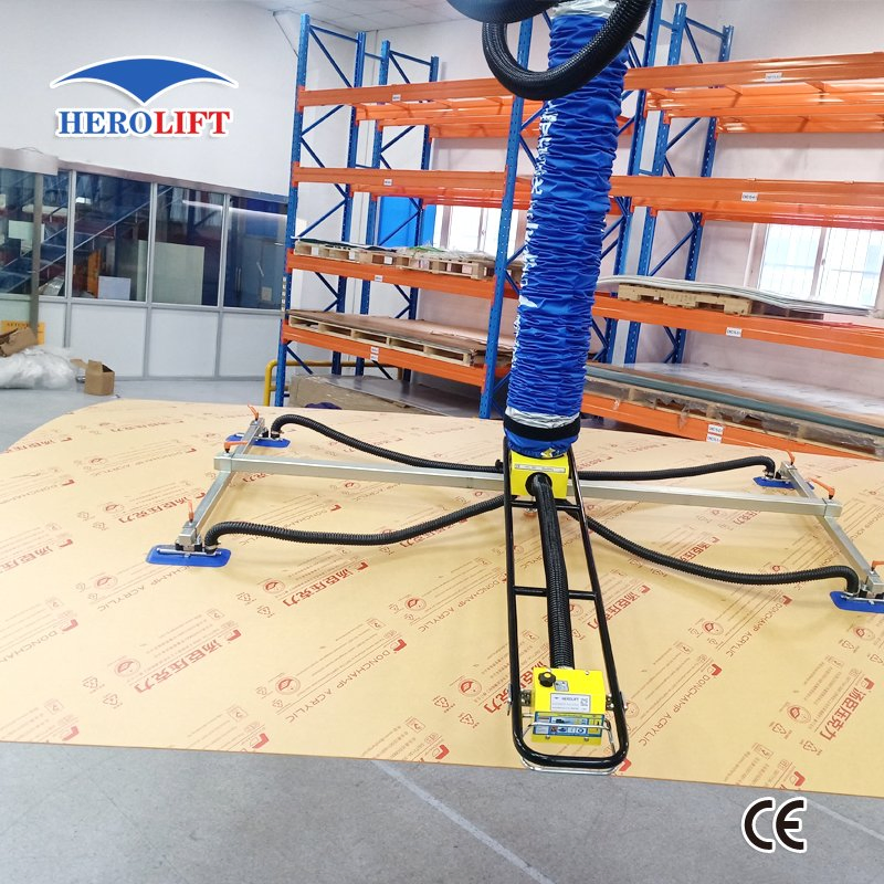 CE Certified Vacuum Lift Assist for Heavy Boxes and Plywood, Portable Material Handling Equipment