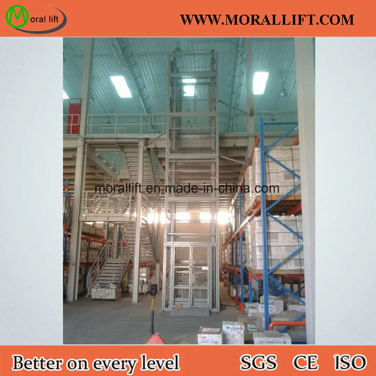 Hot Sale Warehouse Lifting Equipment Vertical Freight Lift Platform Lift