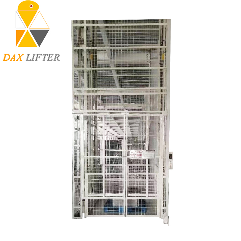 2-10 Meter Electric Elevator Lift Platform for Person Freight Small Material Cargo Lift Warehouse Household Workshop Garage