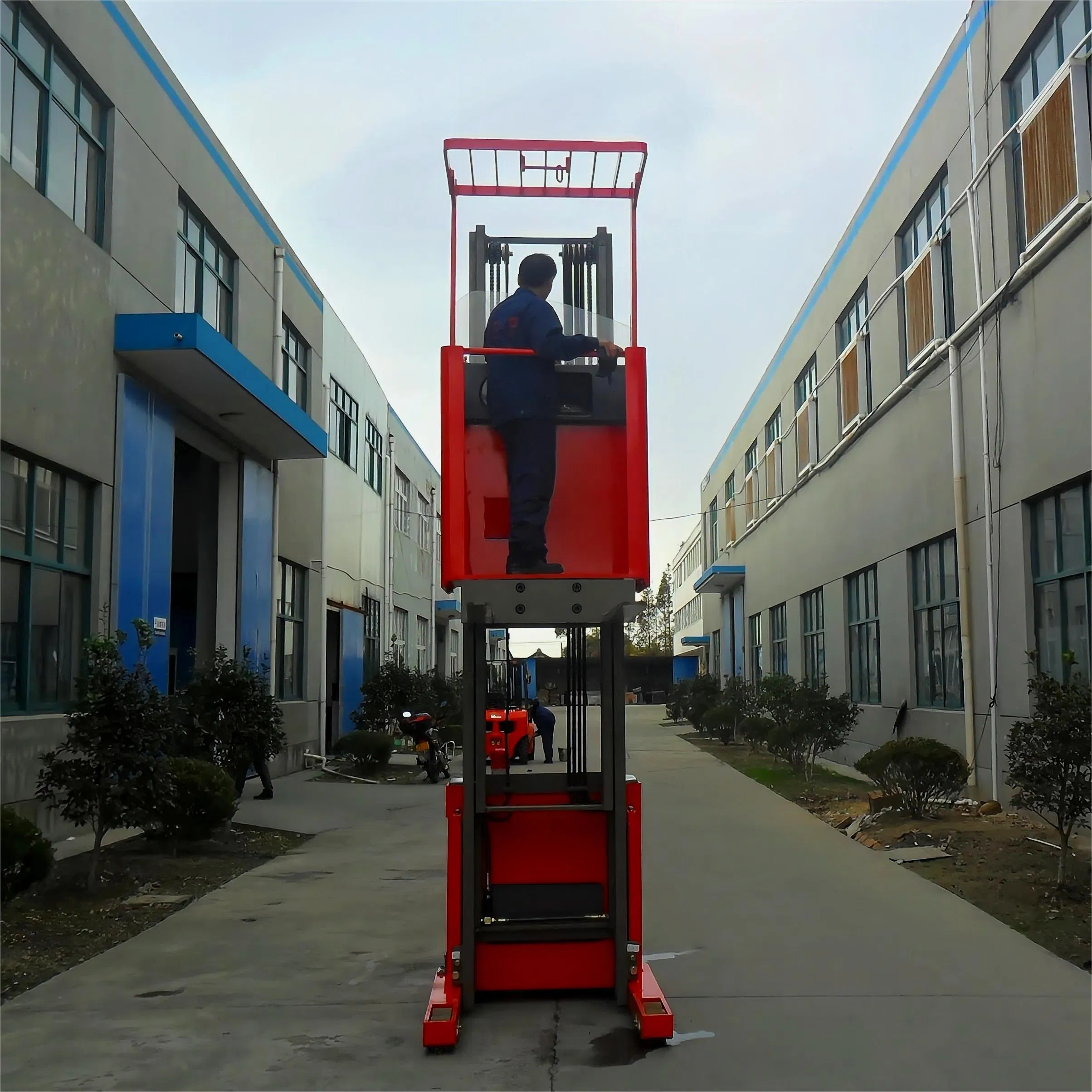 Full Electric High Level Order Picker with 5000mm 6000mm 7000mm Lift Height 1000kg 1500kg Lift Order Picker
