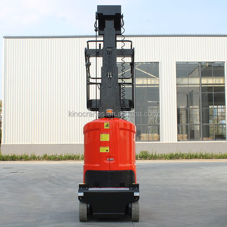 Mobile Telescopic Work Platform Electric Hydraulic 3.6m 4.8m 6m 8m Personnel Lifts Self-Propelled Vertical Mast