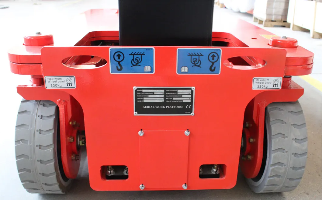 Self-Propelled Vertical Mast Aerial Working Boom Lift 5