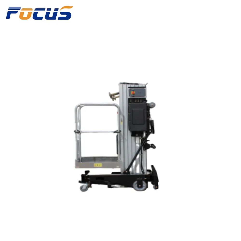 Aluminum Alloy Self-Propelled Vertical Lift Telescopic Mast for Factory Use