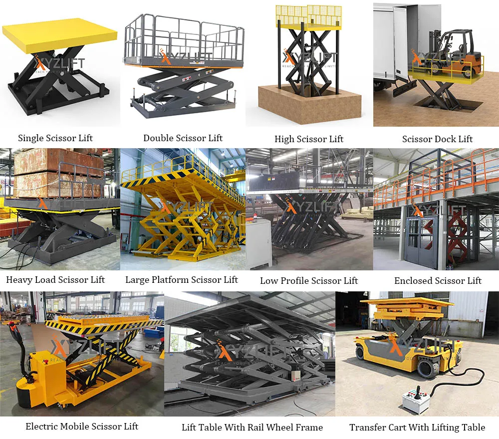 Scissor Lift Style Options