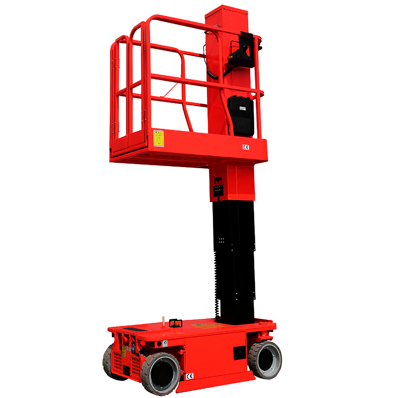 6.8 M 227 Kg Mobile Electric Man Lift Platform for Aerial Work Industrial Vertical Lift