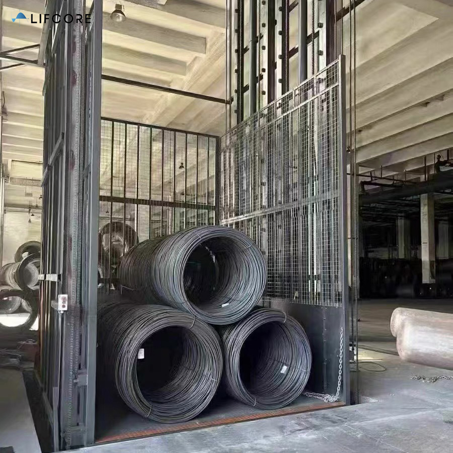 1-10 Ton Heavy Goods Lift Warehouse Cargo Lift Industrial Freight Elevator