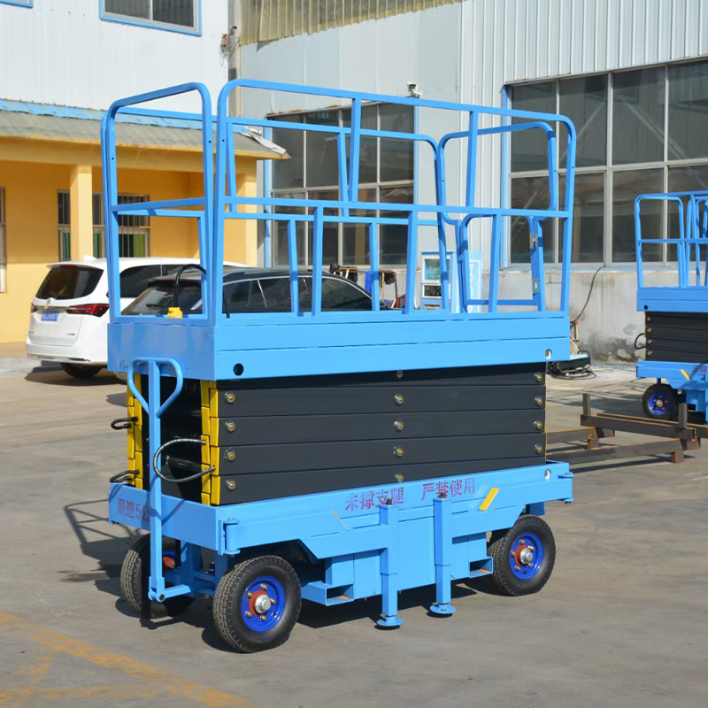 Portable Aerial Work Platform with Electric Mobile Scissor Lift