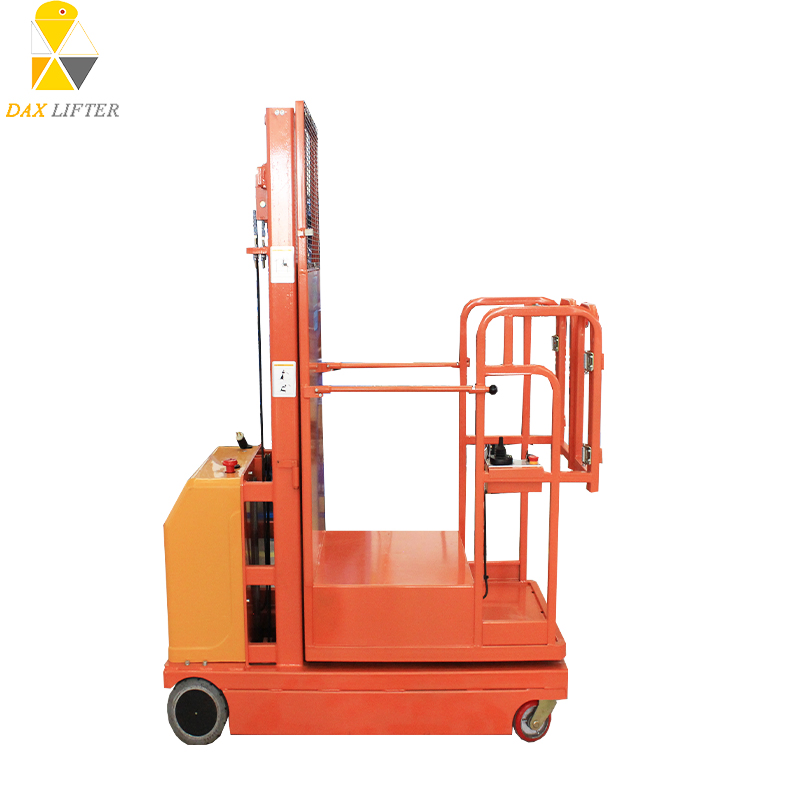 Electric Order Picker Truck New Stainless Steel Warehouse Picking Machine