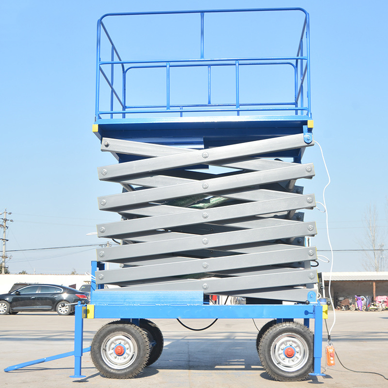 500kg 6m 8m 10m 14m Scissor Lift Full Electric Work Platform Self Propelled Scissor Lift Mobile Hydraulic Lift Table