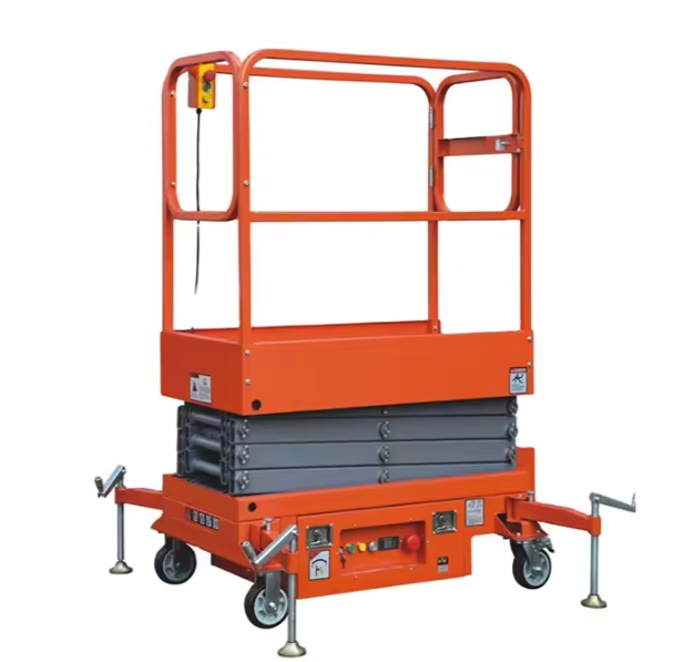 Customized 350kg Self-Propelled Mobile Scissor Lifting Work Platform