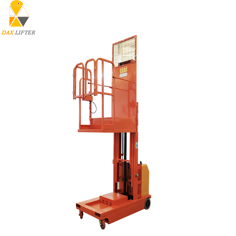 Electric Order Picker Truck New Stainless Steel Warehouse Picking Machine