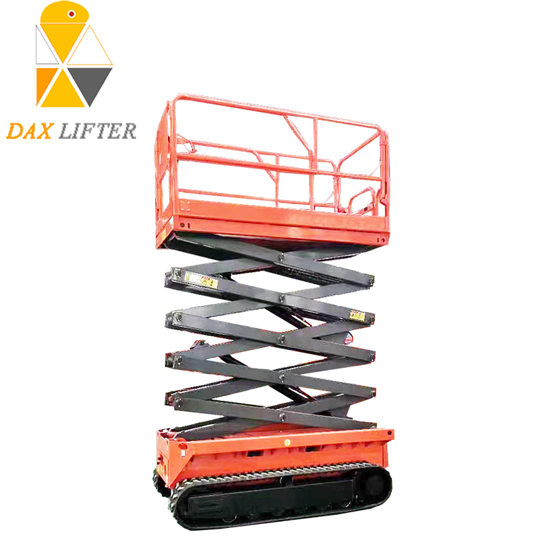 Industrial Stable Structure Rough Terrain Track Type Scissor Lift with Crawler Belt