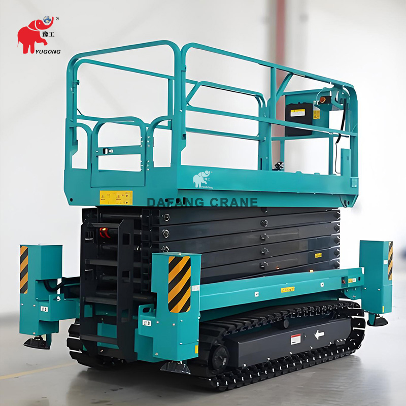 Aerial Working Platform Scissor Lifting Platform Crawler Tracked Terrain Rough Scissor Lift 6m 8m 12m 14m 16m