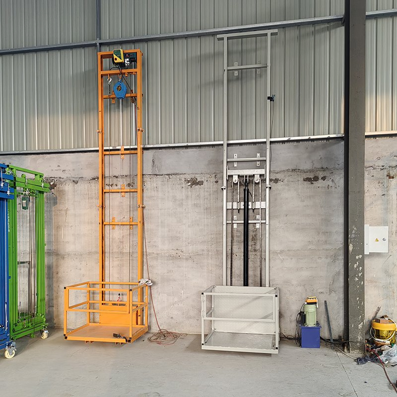 Industrial Warehouse Elevator Electric Cargo Lift Platform/Wall Mounted Cargo Lifter/Lifting Column for Goods Lifting