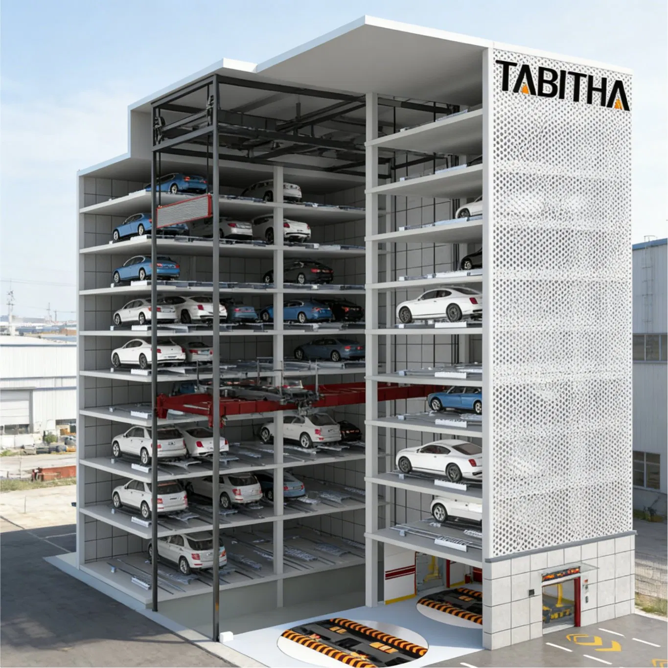 Tabitha Pcy Commercial Fast Speed Multistorey Platform-Lift Automatic Smart Robot Parking System