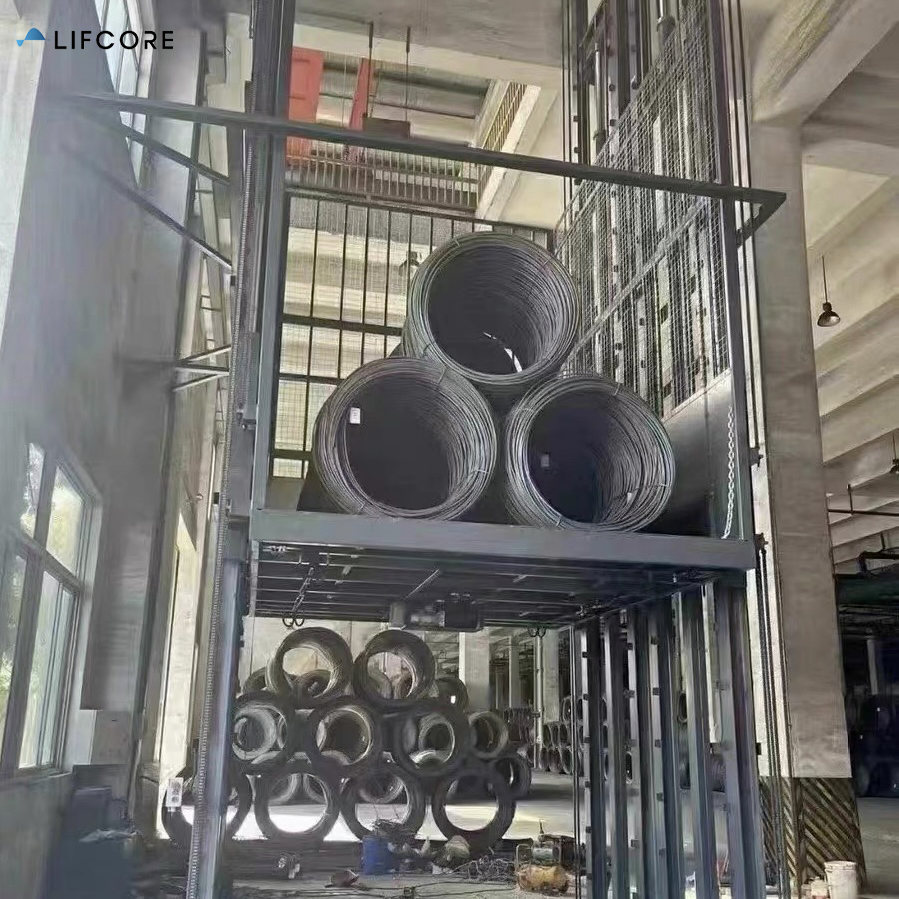 1-10 Ton Heavy Goods Lift Warehouse Cargo Lift Industrial Freight Elevator