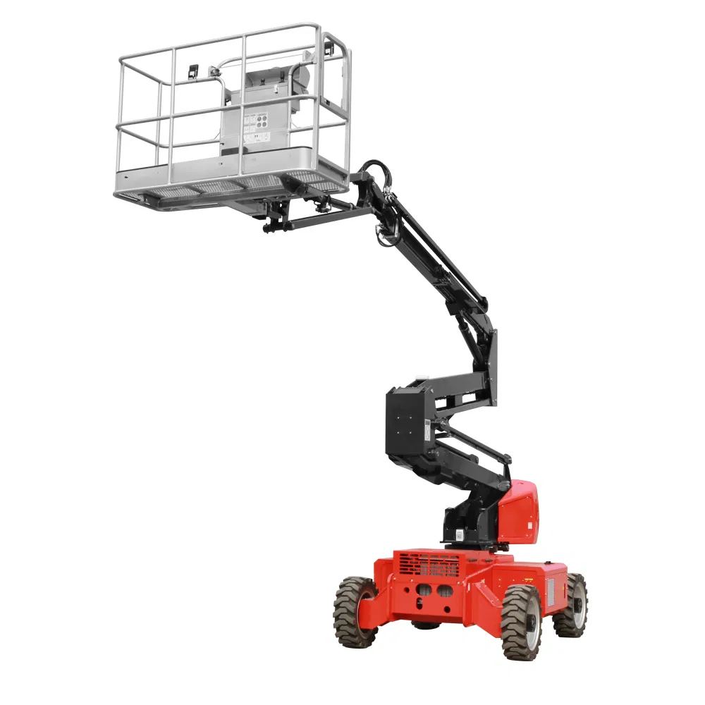 High-Efficiency Robust Foldable Articulated Mast Platform Cherry Picker Warehouse System Boom Lift