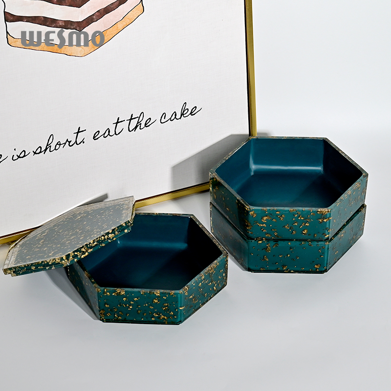 Multifunctional Dark Green Home Decoration Table Storage Boxes Organization