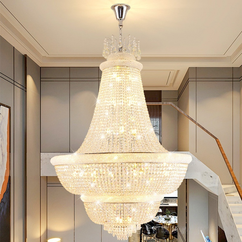 Indoor Crystal Chandelier Home Modern Fixtures Ceiling Lighting Manufacturer LED Pendant Light
