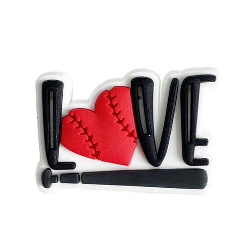 Small PVC Softball Decorative Case for Phone Accessories
