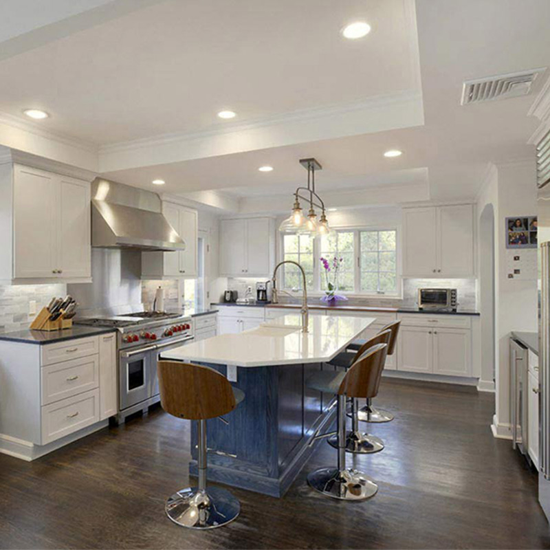 Cbmmart Smart Custom Top Quality Solid American Style Shaker Style Doors Kitchen Cabinets for Home and Kitchen