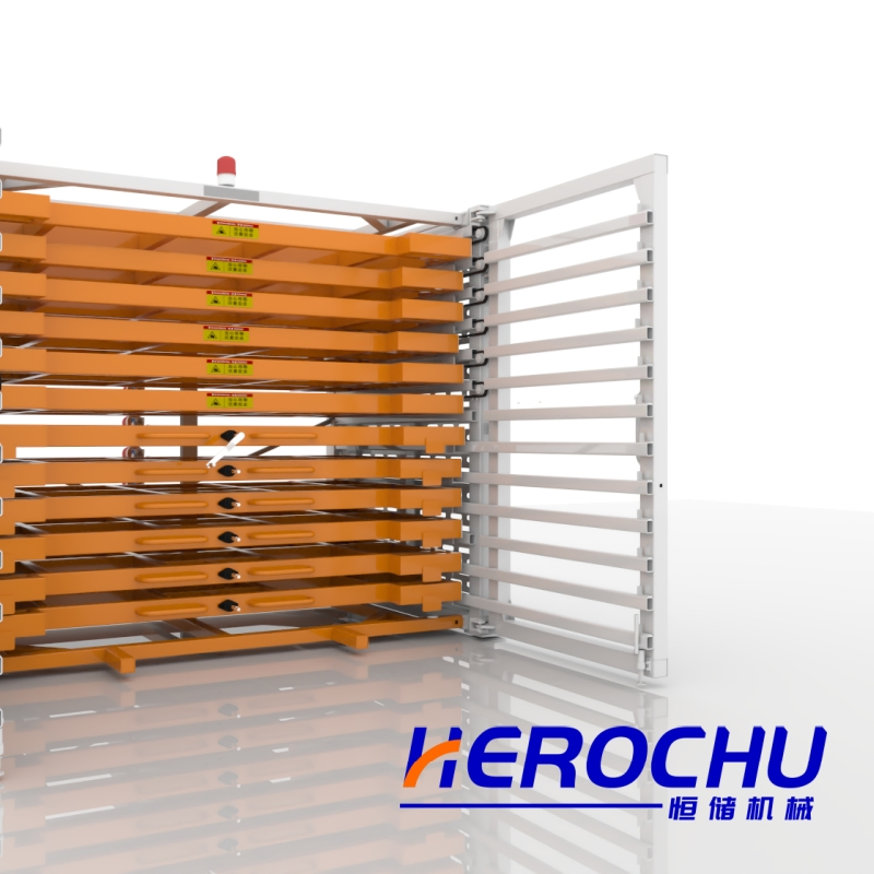 Heavy-Duty Automatic Drawer Steel Panel Storage Shelving Unit
