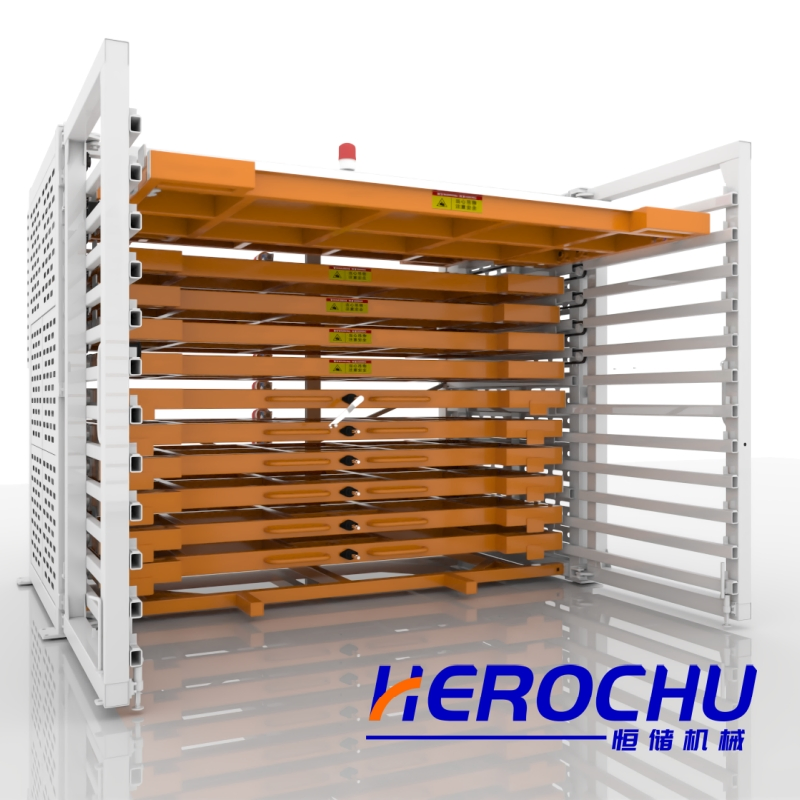 Heavy-Duty Automatic Drawer Steel Panel Storage Shelving Unit