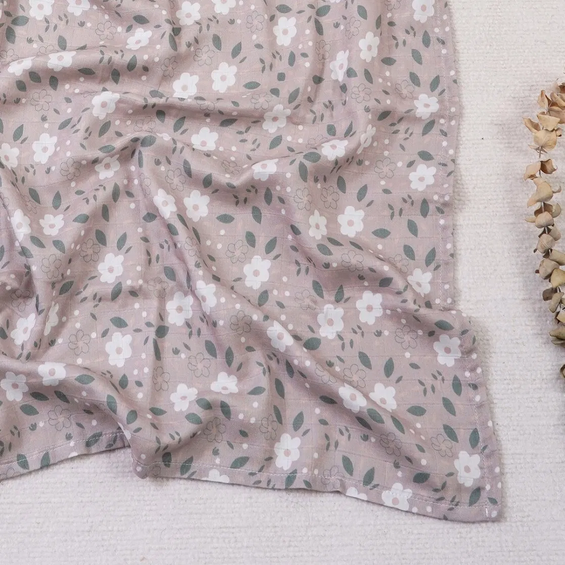 Custom Newly Designed Baby Swaddle Wrap Soft Home Textile Skin-Friendly