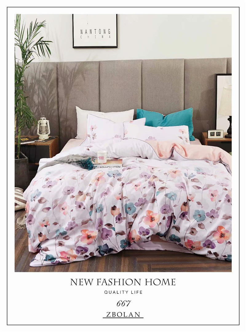 Zbolan Collection Printed Microfiber 130GSM Fabric Home Textile