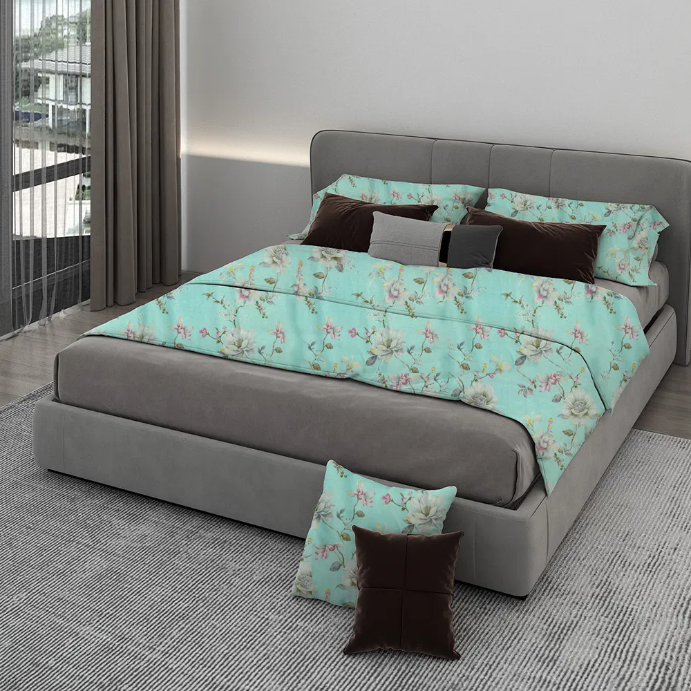 Hotel &amp; Home 100% Cotton 105GSM Plain Weave Printed Custom Wholesale Bedding Sets/Pillowcase/Duvet Fabric