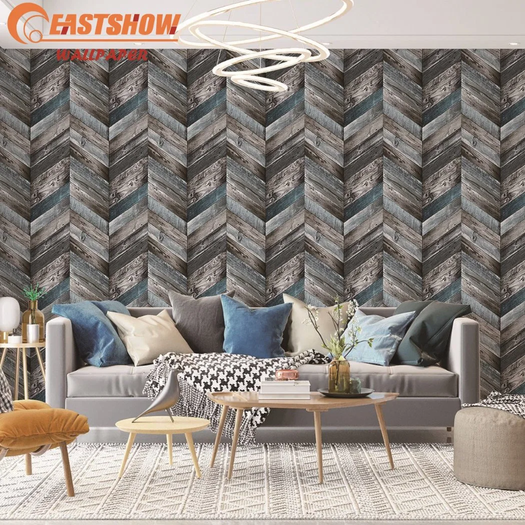 Wholesale PVC Wall Paper Rolls Interior Decoration Wall Decorations for Home Waterproof Wallpaper