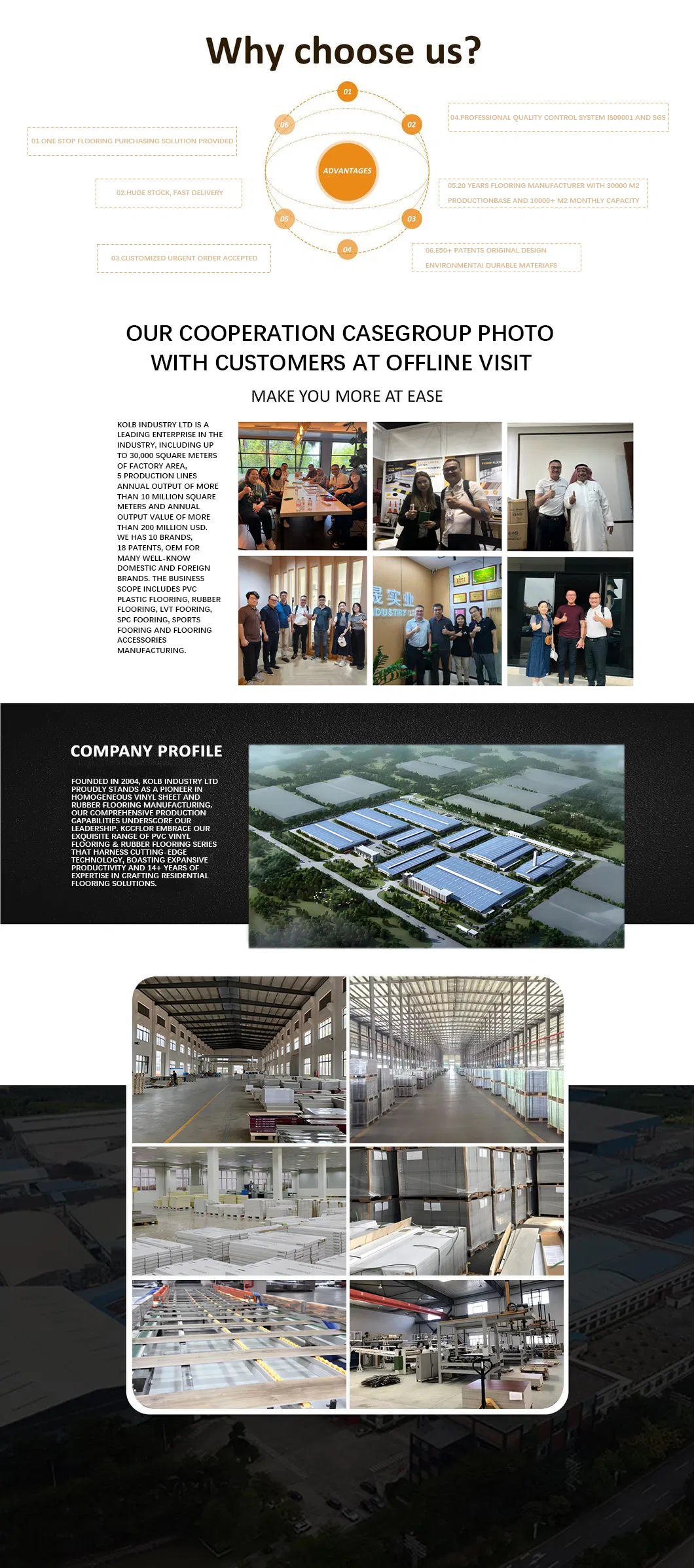 Wood Look Rigid Core Spc Click Flooring Vinyl Floor Covering