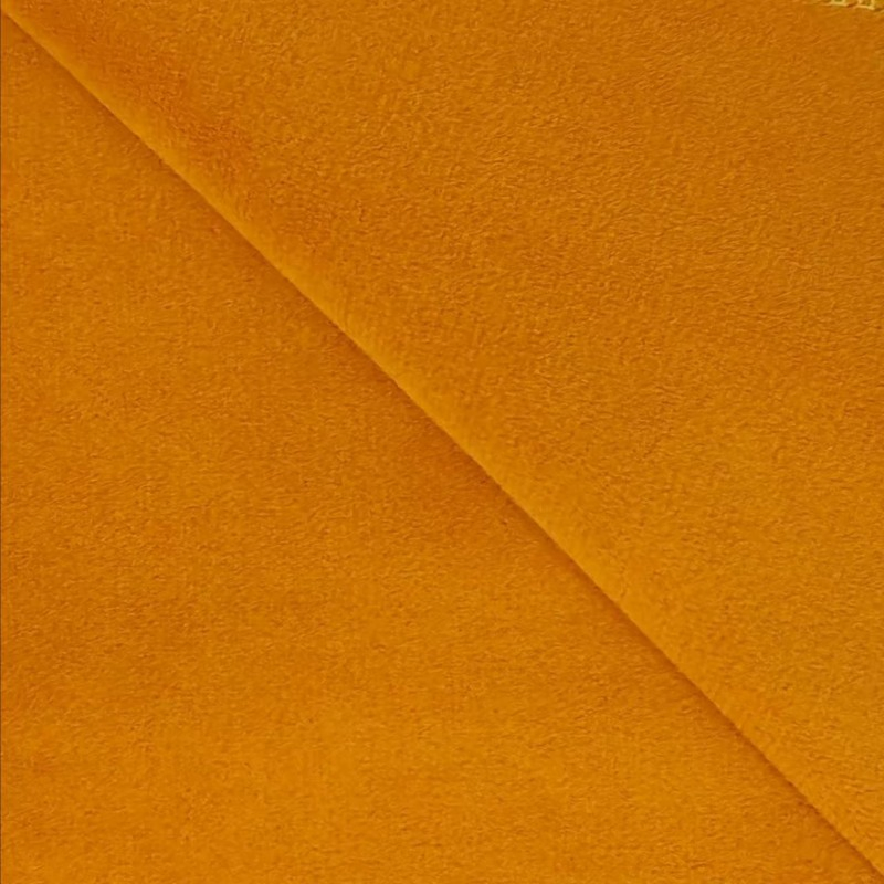 280g 100% Polyester Professional Theater Orange - Yellow Fr Stage Velvet Drape/Curtain