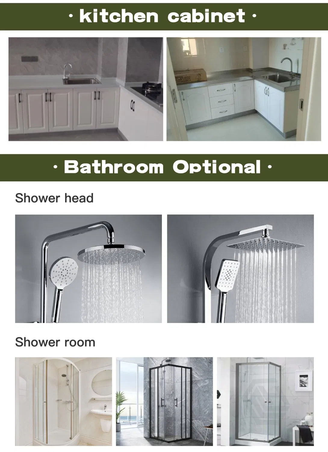 Bathroom and Kitchen